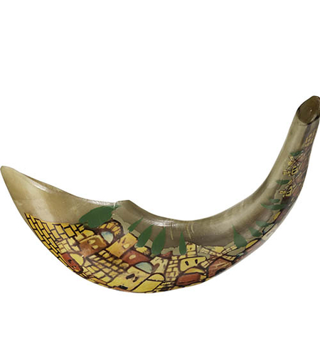 שופר עם ציור 