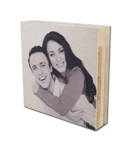 פוטובלוק עץ טבעי עבה 19.5*19.5