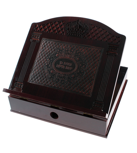 סטנדר מפואר מעץ מהגוני 