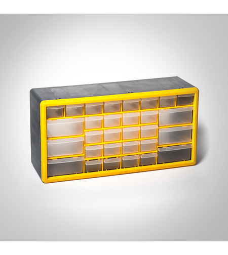 יחידות אחסון קומבו מפלסטיק – 30 מגירות