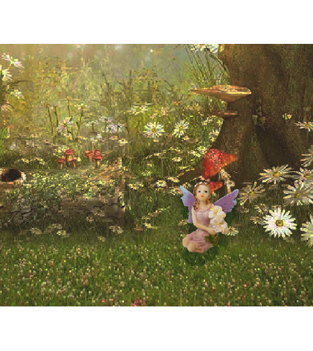 פיה כנפיים סגולות 