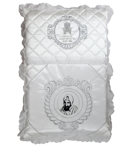 Exquisite pillow for satin alliance with dental around thick embroidery 