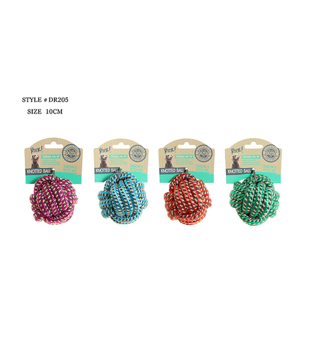 צעצוע לכלב - נשכן כדור חבל דנטלי