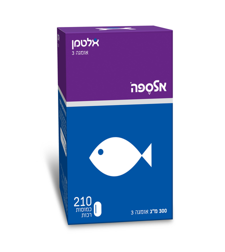 אלספה - אומגה 3 - 210 כמוסות רכות | אלטמן