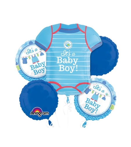 זר בלונים  !It's a Baby boy