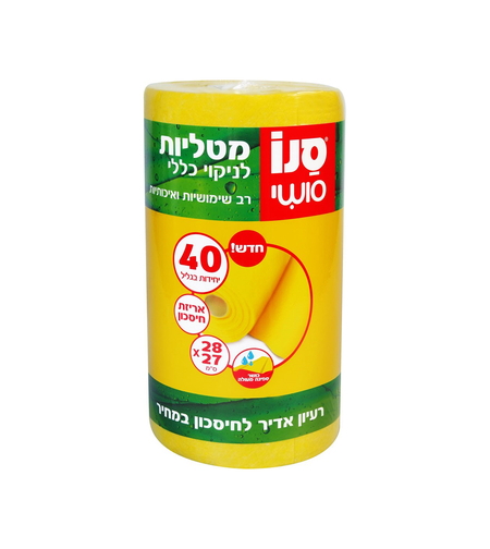 סנו סושי 40 מטליות בגליל