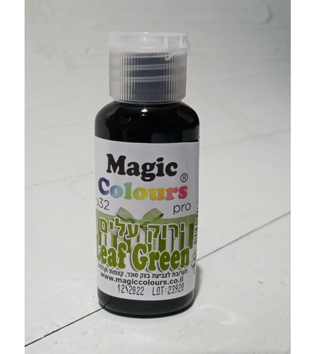צבע מאכל ג'יל מג'יק קולורס - ירוק עלים