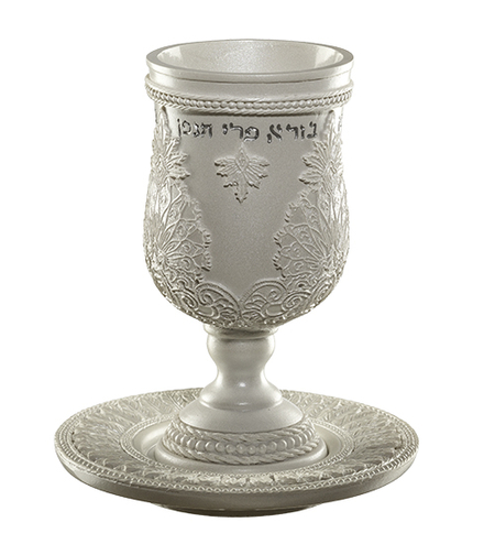 גביע קידוש מהודר מפוליריזן עם תחתית 15 ס