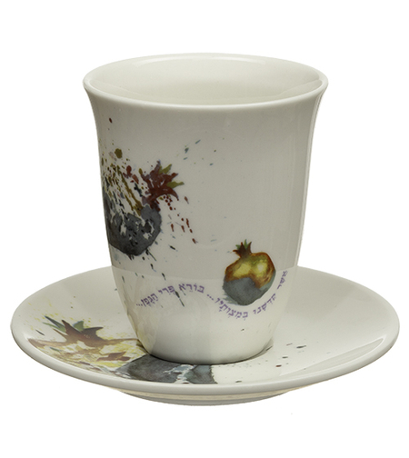 כוס קידוש פורצלן 9 ס