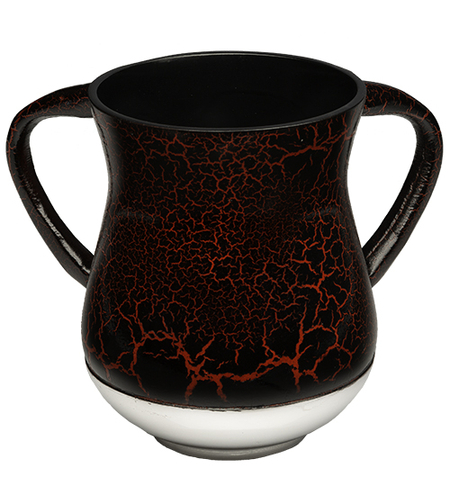 נטלה אלומיניום מהודרת גוון אדום שחור 13.5 סמ