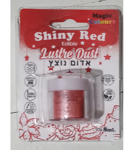 אבקת איבוק נוצצת מגיק קולורס - אדום 