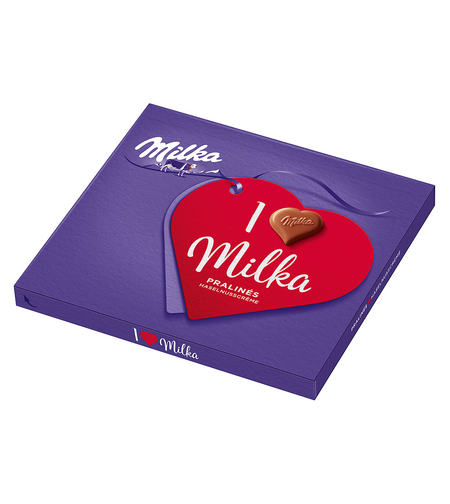 Milka-20 Pralines-Milk Chocolate filled with Nougat Cream