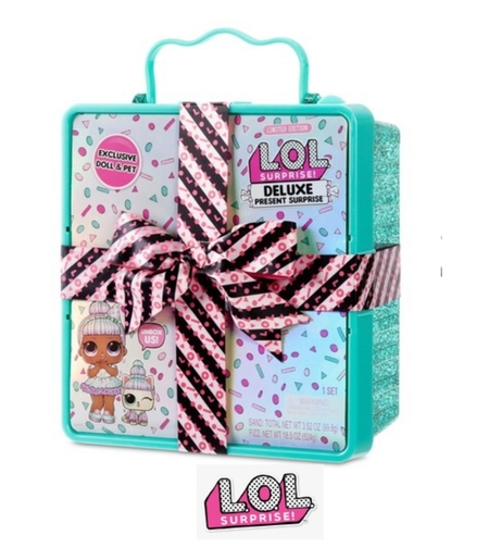 לול מתנה דלוקס  טורקיז- בובה, חיה ובגדים מנצנצים במהדורה מוגבלת