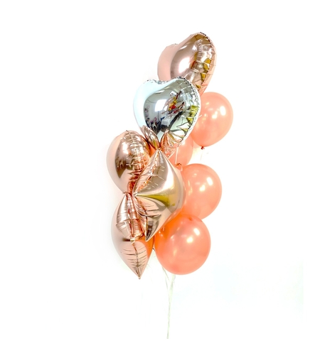 זר בלונים ROZE