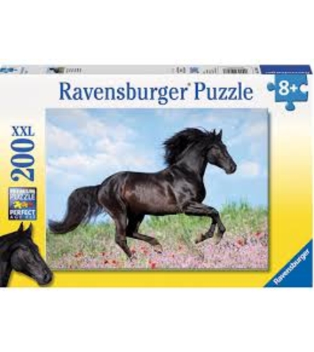 פאזל סוס שחור 200 חלקים Ravensburger  