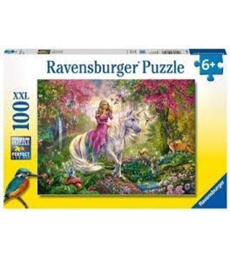 פאזל  נסיכה קסומה על סוס 100 חלקים Ravensburger  