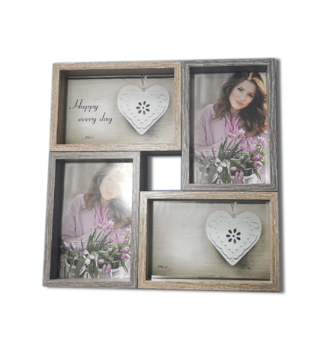 מסגרת מעוצבת לארבע תמונות