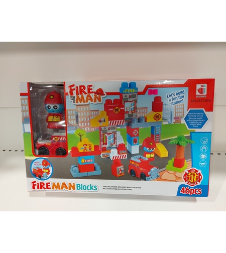 לגו חלקים גדולים כבאות