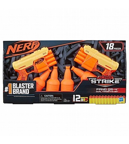 זוג אקדחי נרף כולל מטרה