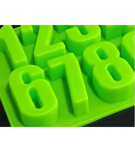 תבנית סיליקון למספרים גדולים