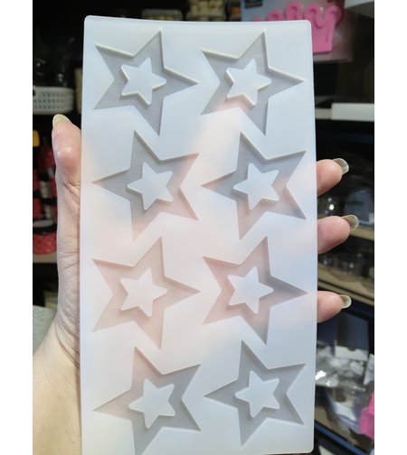 תבנית ליצירת קישוטים משוקולד - כוכב