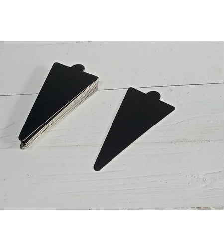 תחתית קינוחים משולש שחור