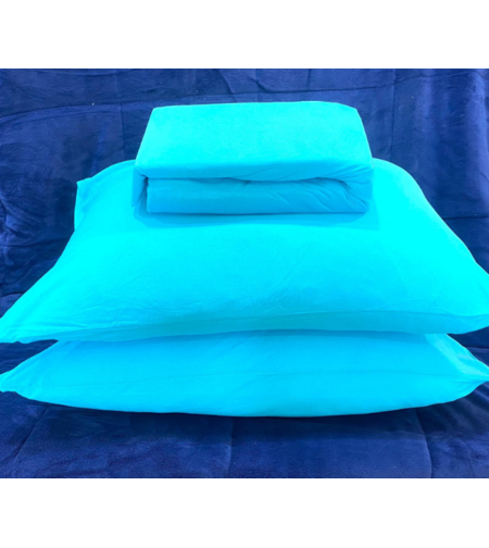 Трикотажный комплект небесно голубой