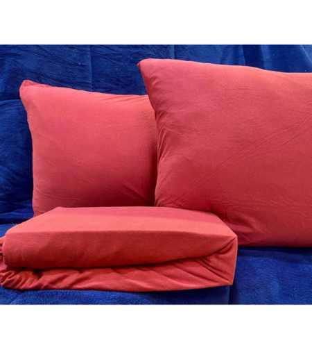 Трикотажный комплект чувственный красный