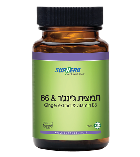 תמצית ג'ינג'ר + B6 בד