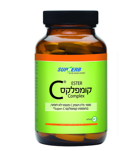 ויטמין C1000 קומפלקס 90 טבליות בד
