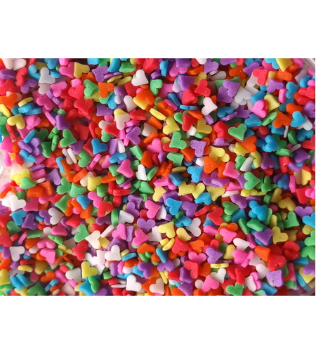 סוכריות מיני לבבות צבעוני (3 מ
