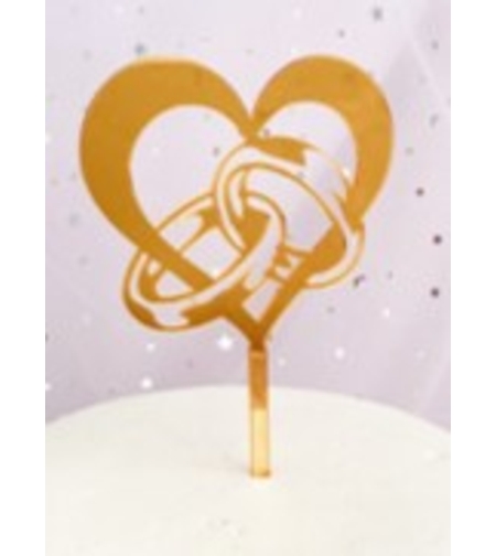 טופר לעוגה טבעות