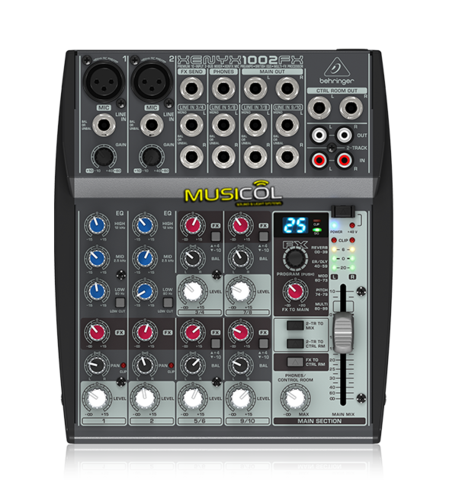 מיקסר 10 כניסות ואפקט שירה XENYX 1002FX