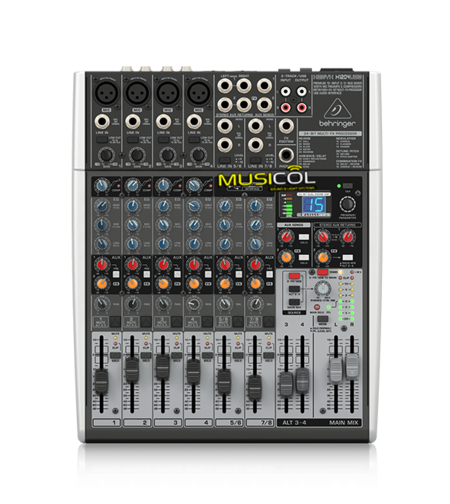 מיקסר 8 כניסות ואפקט לשירה XENYX X1204USB