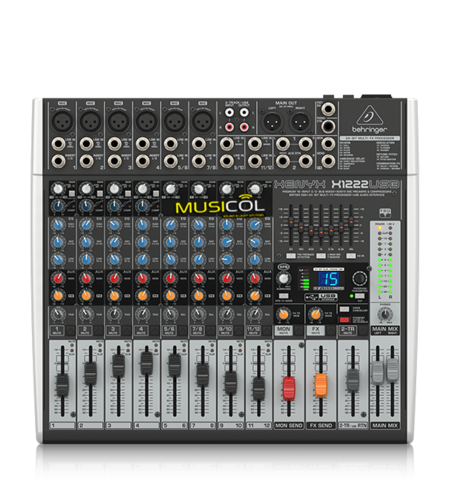 מיקסר 14 כניסות ואפקט לשירה XENYX X1222USB