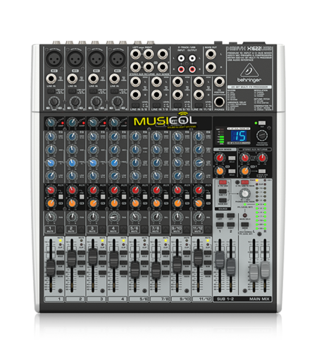מיקסר 12 כניסות ואפקט לשירה XENYX X1622USB