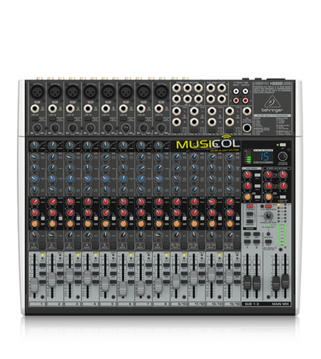 מיקסר 16 ערוצים עם אפקט לשירה BEHRINGER XENYX X2222USB