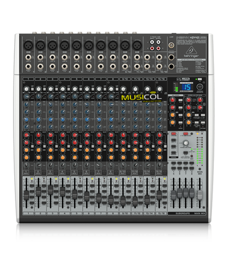 מיקסר 16 ערוצים עם אפקט לשירה BEHRINGER XENYX X2442USB