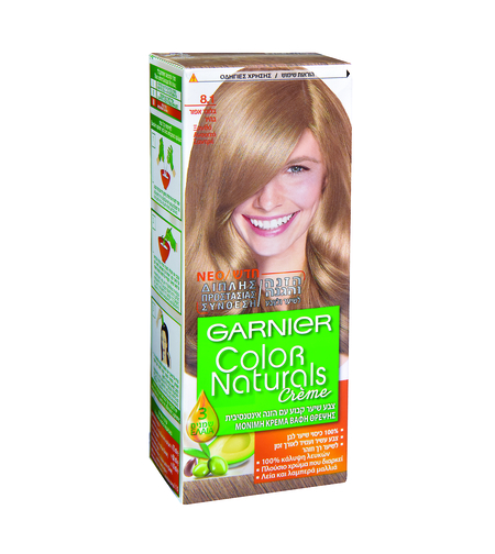 צבע לשיער קולור נטורלס גוון 8.1 בלונד אפרפר בהיר