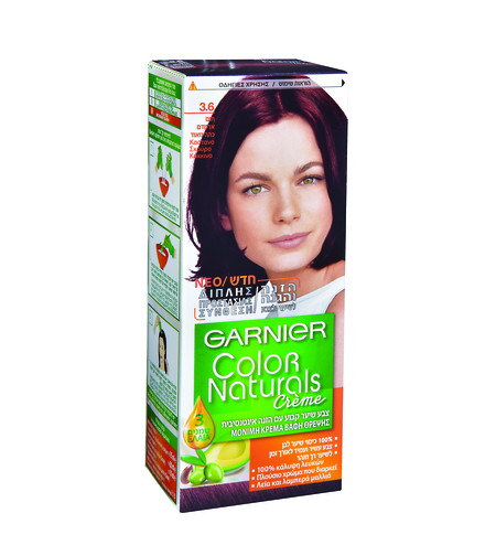 צבע לשיער קולור נטורלס חום אדום עמוק 3.6