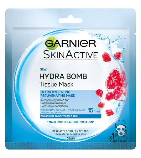 מסכה לפנים טישו מסק רימונים