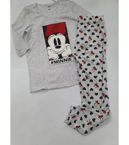 פיג'מה מעבר דלתא נשים שרוול 3/4