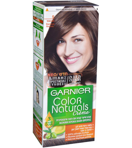 צבע לשיער קולור נטורלס גוון חום בהיר 5