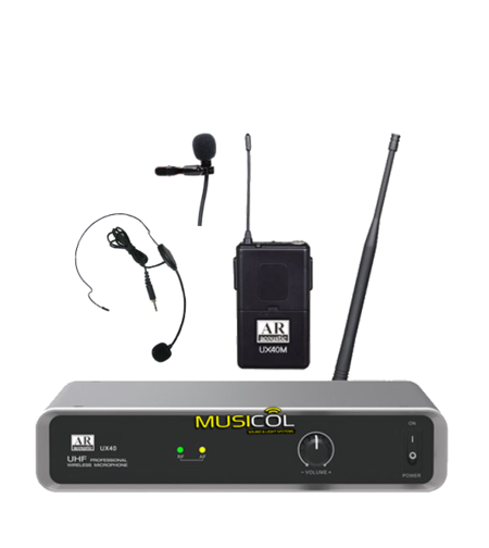 מיקרופון אלחוטי משדר חגורה AR-ACOUSTIC UX40M