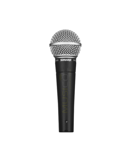 מיקרופון דינמי לדיבור ושירה SHURE SM58