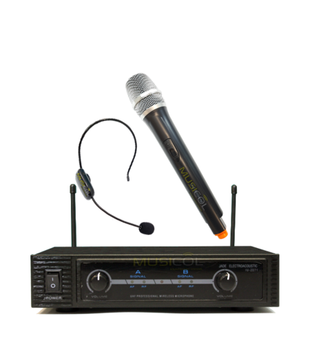 זוג מיקרופונים אלחוטיים ידני + מדונה JADE IU-2071-HMT