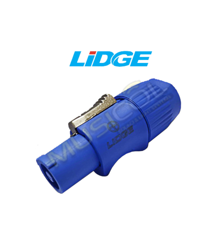 מחבר איכותי POWER-CONNECTOR כחול LIDGE LS-3FCA 