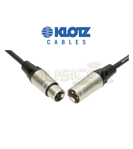 כבל מיקרופון XLR - XLR באורכים שונים לבחירה KLOTZ GRG1FM
