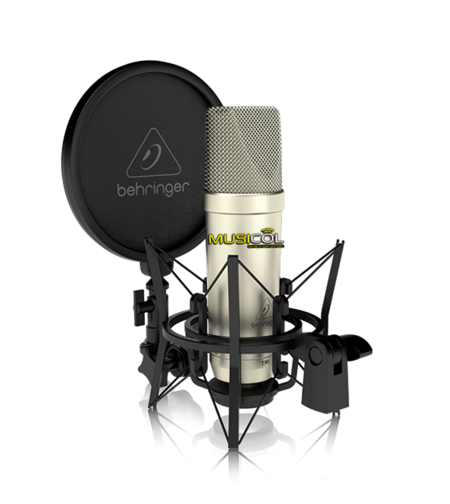 חבילת מיקרופון קונדנסר דיאפרגמה רחבה ותוספות BEHRINGER TM-1