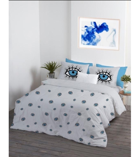 דגם עיניים משבצות  120/200